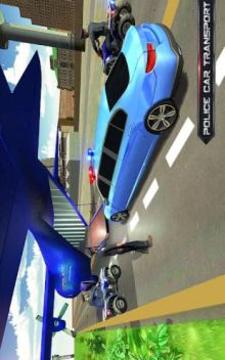 Real US Police Car Transport Cargo Truck Simulator游戲截圖3