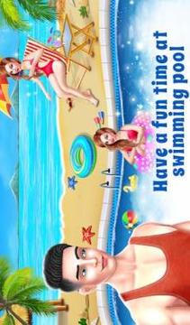 Princess Swimming Pool Party游戲截圖3