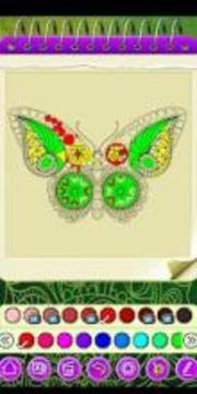 Free Coloring Book Mandala游戲截圖4