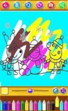coloring book : Peepa Pig游戲截圖1