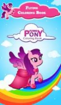 Baby Pony Kids Coloring Book游戲截圖1