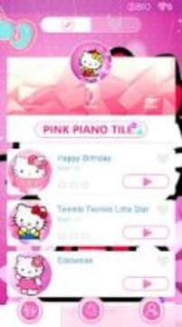 Pink Kitty Piano Tiles 2018游戲截圖1