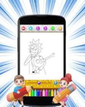 Rick And Morty: Coloring Book游戲截圖1