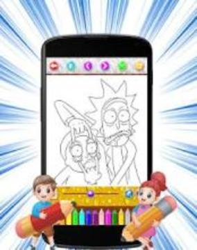 Rick And Morty: Coloring Book游戲截圖3