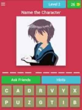 Name the Anime Character Quiz游戲截圖2