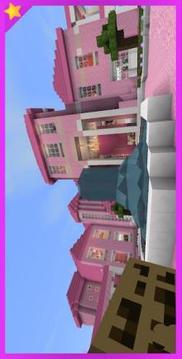 Map Barbie Pink House MCPE游戲截圖2