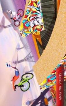 Parkour Heroes: BMX Stunt Bike Tournament游戲截圖2