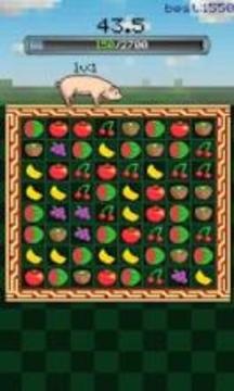 Pigs Like Fruits:Match3 Puzzle游戲截圖4