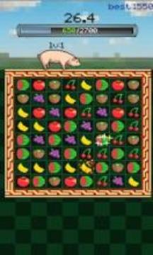 Pigs Like Fruits:Match3 Puzzle游戲截圖2