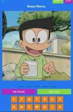 Doraemon Cartoon Quiz Game游戲截圖2