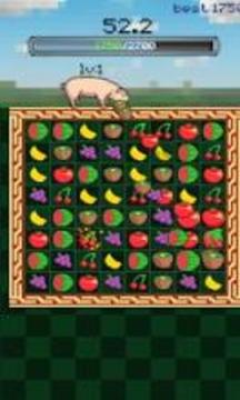 Pigs Like Fruits:Match3 Puzzle游戲截圖1