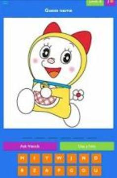 Doraemon Cartoon Quiz Game游戲截圖4