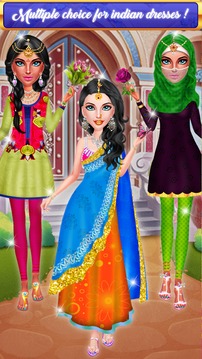 Indian Princess Stylist Dressup游戏截图1