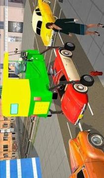 Futuristic Elevated Tuk Tuk:5 Wheeler Auto Rikshaw游戲截圖4