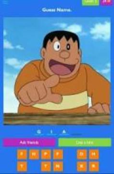 Doraemon Cartoon Quiz Game游戲截圖3