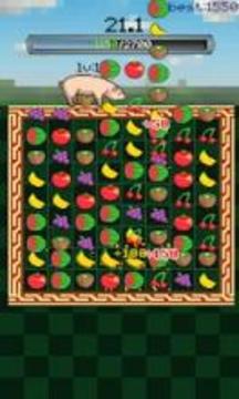Pigs Like Fruits:Match3 Puzzle游戲截圖5