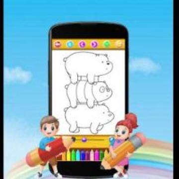 We-Bare-Bears : Coloring Book游戲截圖1