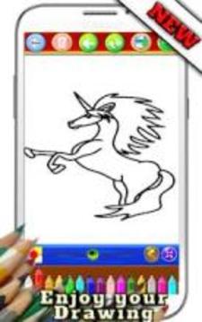 Unicorn Coloring Book New游戲截圖5