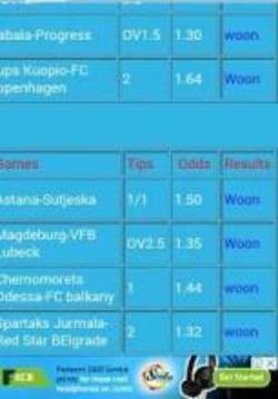 HT/FT Fixed Matches游戲截圖3