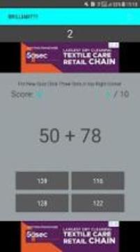 Math Quiz- Are you Brilliant? can Prove In 5 Secs游戲截圖2