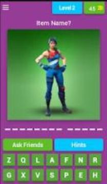 Battle Royale Quiz|SKINS &Emotes &OUTFITS &Dances游戲截圖3