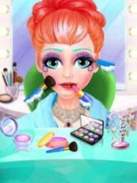 Ice Princess Makeover Salon Fashion Makeup游戲截圖1