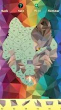 Poly Art - Art de coloriage Low/High Number游戲截圖3