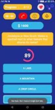 Australia Millionaire Trivia Quiz 2018游戲截圖5