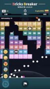 Bricks Breaker : World League游戲截圖3