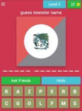 Monster Hunter Trivia Quiz游戲截圖4