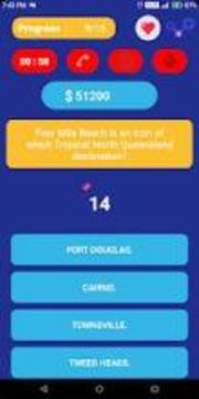 Australia Millionaire Trivia Quiz 2018游戲截圖2