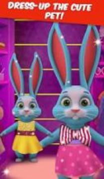 Pretty Rabbit Dress Up: Cute Animal Fashion Shop游戲截圖2