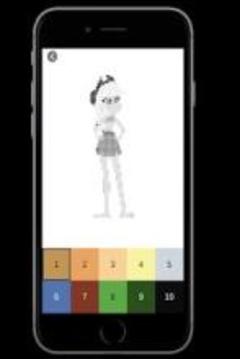Color by Number Equestria Girls Pixel Art游戲截圖1