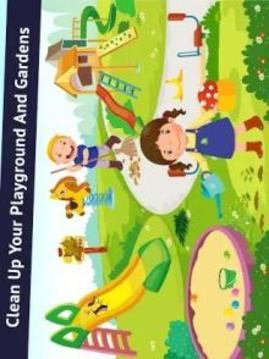Kids House Cleaning - Messy Kids House Helper游戲截圖1