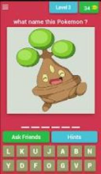 Guess The Pokémon and characters all gen Quiz 2018游戲截圖2