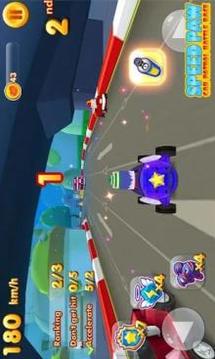 Speed Paw Car Patrol Battle Race游戲截圖2