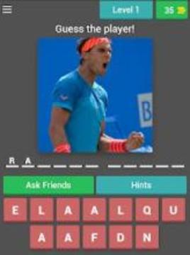 Guess the tennis player游戲截圖1