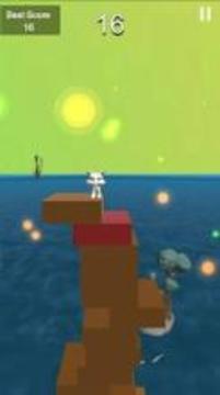 Cat Stack Jump 3D - Block Stacking Games游戲截圖2