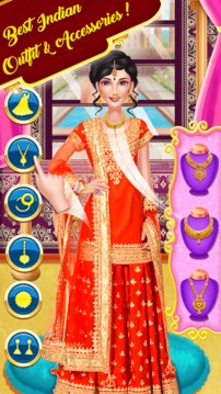 Indian Radha Wedding Planning游戲截圖4