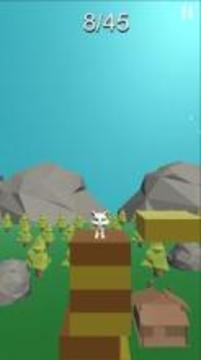 Cat Stack Jump 3D - Block Stacking Games游戲截圖4
