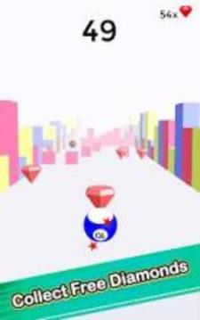 Roll It Up Catch It Up - Jumping Rolling Ball Race游戲截圖4