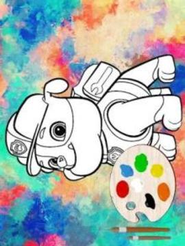 Coloring Paw Patrol Pro游戲截圖2
