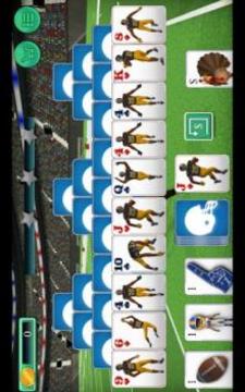 Touch Down Football Solitaire Tri Peaks游戏截图1