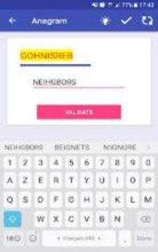 Anagram - Words Finder游戲截圖4