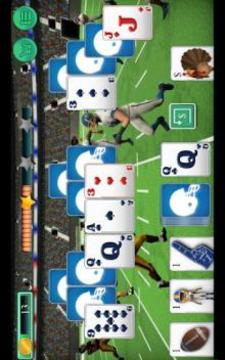 Touch Down Football Solitaire Tri Peaks游戏截图3