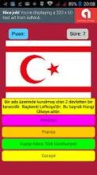 ülkeler ve Bayraklar? Bilgi Yar??mas? S1游戲截圖4
