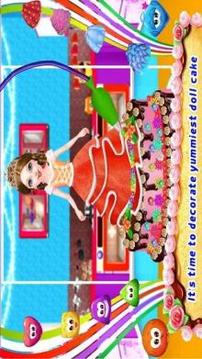 Doll Bridal Cake Maker游戲截圖1