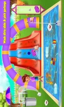 Water Park Repair Cleaning: Dream Garden Cleanup游戲截圖4