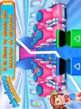 Airplane Wash Salon游戲截圖2