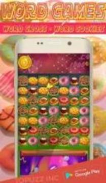Word Cross - Cookies : Crossy Games游戲截圖1